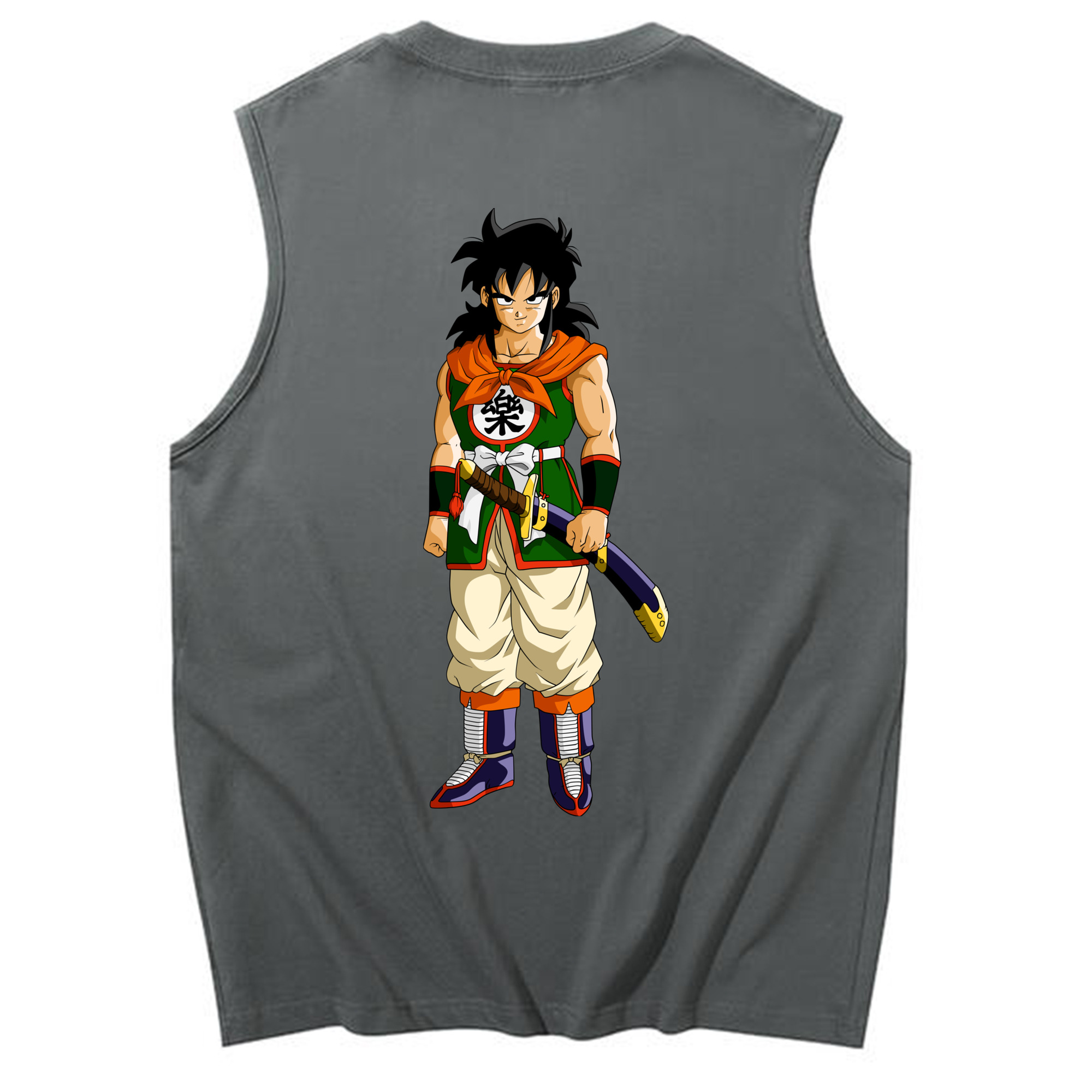 （画像用） ドラゴンボール ヤムチャ DRAGON BALL Yamcha コットン100％タンクトップ（背面プリント）